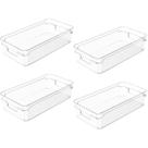 Conjunto 4 Organizadores Multiuso Cesto Porta Alimentos Objetos Brinquedos - KTE 052 Ou