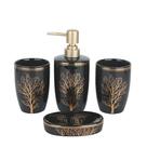 Conjunto 4 Pçs Para Banheiro Lavabo Luxuoso Premuim Moderno