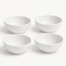 Conjunto 4 Peças Bown Cerâmica 500 Ml Porcelana Restaurante Petisco Reunião Confraternização