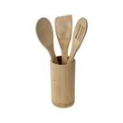 Conjunto 4 Peças em Bambu 3 Utensílios e 1 Base Dynasty - Full Fit
