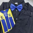 Conjunto 4 peças esporte fino menino festa suspensório page Conjunto 4 peças esporte fino menino festa suspensório page