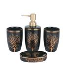 Conjunto 4 Peças Para Banheiro Lavabo Moderno Luxuoso Premuim