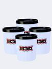 Conjunto 4 Potes Condimentos Tempero Plastico cozinha