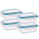 Conjunto 4 Potes de Vidro 1040ml Marmita Hermetica Conjunto 4 Potes de Vidro 1040ml Marmita Hermetica