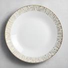 Conjunto 4 Pratos Branco Suflair Dourado Mesa Posta Servir