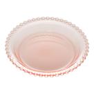 Conjunto 4 Pratos Cristal Pearl Rosa 14cm - Wolff Conjunto 4 Pratos Cristal Pearl Rosa 14cm - Wolff