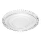 Conjunto 4 Pratos De Cristal De Sobremesa Bolinha Wolff
