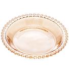 Conjunto 4 Pratos de Cristal Pearl Âmbar 14cm Wolff
