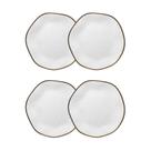 Conjunto 4 Pratos de Sobremesa 21,5 cm Ryo Maresia Porcelana Oxford Conjunto 4 Pratos de Sobremesa 21,5 cm Ryo Maresia Porcelana Oxford