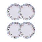 Conjunto 4 Pratos Rasos 25 cm Porcelana Aura Tramontina