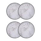 Conjunto 4 Pratos Rasos 25cm Porcelana Floralis Tramontina