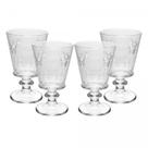 Conjunto 4 Taças de Água Lines Butterfly 350ml Vidro - Wolff