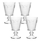 Conjunto 4 Taças P/ Água Lines Butterfly 350ml Vidro - Wolff Conjunto 4 Taças P/ Água Lines Butterfly 350ml Vidro - Wolff