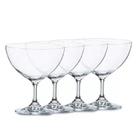 Conjunto 4 Taças Sobremesa de Cristal Carolina