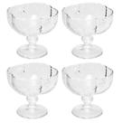 Conjunto 4 Taças Sobremesa de Vidro Butterfly 20596 - Wolff