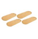 Conjunto 4 Travessas Bandejas Bambu Queijo Churrasco Gamela Conjunto 4 Travessas Bandejas Bambu Queijo Churrasco Gamela