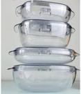 Conjunto 4 travessas emPolicarbonato - TUPPERWARE