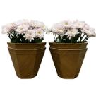 Conjunto 4 Vasos Cachepos Para Plantas Decorativo 15 Cm Conjunto 4 Vasos Cachepos Para Plantas Decorativo 15 Cm