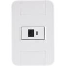 Conjunto 4 X 2 com 1 Tomada para Telefone Rj11 Branco - Tramontina