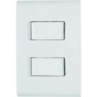 Conjunto 4" X 2" de 2 Interruptores Paralelos 10a 250v - Tramontina