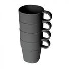 Conjunto 4 xicaras 345ml preto são bernardo Conjunto 4 xicaras 345ml preto são bernardo