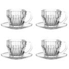 Conjunto 4 Xícaras de Café de Cristal Imperatriz 110 ml Wolff