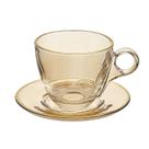 Conjunto 4 Xícaras de Chá comPires Linha Cristal Menfis 170ml JGCH-043AB - Hauskraft