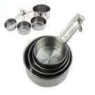 Conjunto 4 Xícaras Medidoras Inox Medidores Receitas Cozinha - Casita
