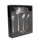 Conjunto 4pç para servir de aço inox Berna Wolff - 71954