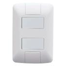 Conjunto 4X2 1 Interruptor Simples 1 Paralelo Tramontina