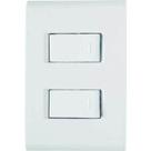 Conjunto 4x2 1 Interruptor Simples 10 A 250 V 1 Interruptor 10 A 250 V Tramontina Liz