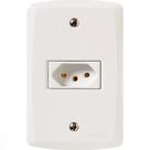 Conjunto 4X2 - 1 tomada 2P+T 10A 250V~