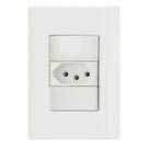 Conjunto 4x2 1 Tomada 2p+t 20 A 250 V Tramontina Giz Branco