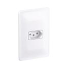 Conjunto 4x2 1 Tomada 2P+T 20A 250V Branco ZEFFIA