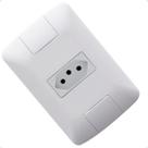 Conjunto 4x2 1 Tomada 2p+t 20a Branco Aria - Tramontina Conjunto 4x2 1 Tomada 2p+t 20a Branco Aria - Tramontina