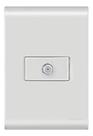Conjunto 4x2 1 Tomada De Tv Cabo Coaxial Liz Tramontina