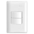 Conjunto 4x2 2 Interruptor Simples Branco 19935-30 Simon 19