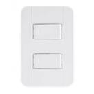 Conjunto 4x2 2 Interruptores Paralelos 10 A 250 V Tramontina Branco