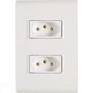 Conjunto 4X2 - 2 Tomadas 2P+T 10A 250V~