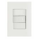 Conjunto 4x2 Com 1 Interruptor Bipolar 10 A 250 V Tramontina Giz Branco Tramontina