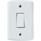 Conjunto 4x2 com 1 Interruptor Bipolar Simples 10 A 250 V Tramontina Lux2 Branco Conjunto 4x2 com 1 Interruptor Bipolar Simples 10 A 250 V Tramontina Lux2 Branco