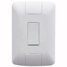 Conjunto 4x2 com 1 Interruptor Bipolar Simples Tramontina Aria 10 Amperes 250 Volts Branco - 57241004 - TRAMONTINA