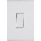 Conjunto 4x2 com 1 Interruptor Bipolar Tramontina Liz 10 A 250 V Branco