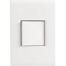 Conjunto 4x2 com 1 Interruptor Bipolar Tramontina Liz 25 A 250 V Branco