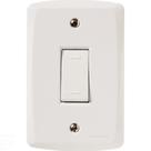 Conjunto 4x2 Com 1 Interruptor Paralelo 10 A 250 V Tramontina Lux2 Branco Tramontina