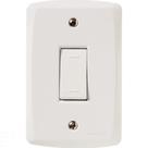Conjunto 4x2 com 1 Interruptor Paralelo 10 A 250 V Tramontina Lux2 Branco Conjunto 4x2 com 1 Interruptor Paralelo 10 A 250 V Tramontina Lux2 Branco