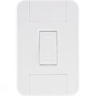 Conjunto 4x2 Com 1 Interruptor Paralelo 10 A 250 V Tramontina Tablet Branco Tramontina