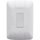 Conjunto 4x2 Com 1 Interruptor Paralelo Tramontina Aria 6 A 250 V Branco Tramontina