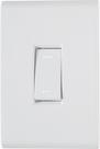 Conjunto 4x2 com 1 Interruptor Paralelo Tramontina Liz 10 A 250 V Branco
