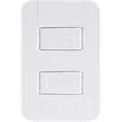 Conjunto 4x2 Com 1 Interruptor Simples 10 A 250 V E 1 Interruptor Paralelo 10 A 250 V Tab Conjunto 4x2 Com 1 Interruptor Simples 10 A 250 V E 1 Interruptor Paralelo 10 A 250 V Tab
